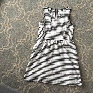 J.Crew black and white zip up sweater